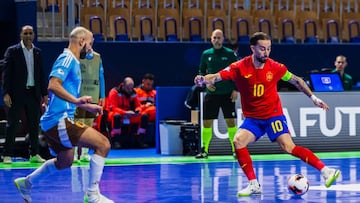 Resumen, resultado y ganador del España - Bélgica: fase de grupos del Campeonato de Europa de fútbol sala