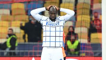 Lukaku, durante un partido del Inter.