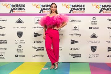 Chenoa a su llegada al photocall de LOS40 Music Awards Santander. 