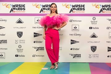 Chenoa a su llegada al photocall de LOS40 Music Awards Santander. 