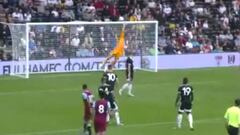 Pellegrini volvió a celebrar con este ajustado golazo de Lanzini