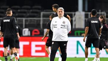 Gerardo Martino head coach during the Training session of the Mexican National Team (Mexican Team) prior to the Friendly match in preparation for the FIFA World Cup Qatar 2022 against the Nigerian National Team, at AT-T Stadium, on May 27, 2022.

<br><br>

Gerardo Martino Director Tecnico durante el Entrenamiento de la Seleccion Nacional de Mexico (Seleccion Mexicana) previo al partido Amistoso de preparacion rumbo a la Copa Mundial de la FIFA Catar 2022 contra la Seleccion de Nigeria, en el Estadio AT-T, el 27 de Mayo de 2022.