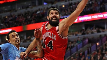 Nikola Mirotic, durante un partido ante Los Angeles Clippers la pasada temporada.