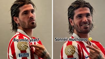 Está posando De Paul y le hablan en inglés: su reacción es desternillante