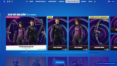 Fortnite x Ojo de Halcón: skins Clint Barton y Kate Bishop ya disponibles