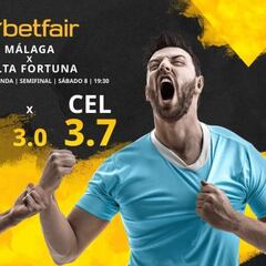 Málaga CF vs. Celta Fortuna: horario, TV, estadísticas, clasificación y pronósticos