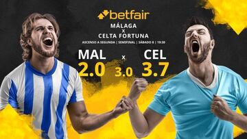 Málaga CF vs. Celta Fortuna: horario, TV, estadísticas, clasificación y pronósticos