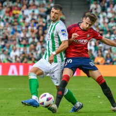Resumen y goles del Real Betis vs Osasuna, jornada 11 de LaLiga EA Sports