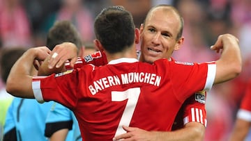 Finalmente el jugador reculó y continuó en el club bávaro y convencido para la causa de Van Gaal que fichó a varios futbolistas que convencieron al galo y sobretodo con Arjen Robben como nuevo compañero para que ambos ocuparan los extremos para el ataque muniqués.