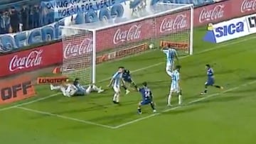 Damián Pizarro tuvo su primera oportunidad en Racing y así respondió: ¡todo Argentina habla de esta jugada!