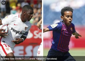 Ibrahima Sow, el 'gigante' jugador de 12 años del Sevilla