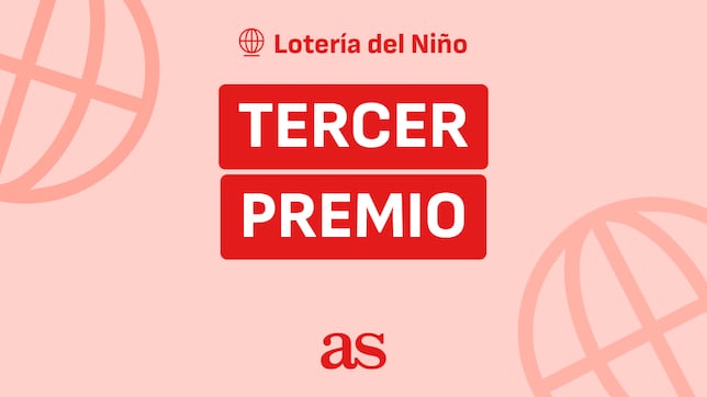 Tercer premio del sorteo de la Lotería del Niño 2026: ¿dónde ha tocado la Lotería de Reyes?