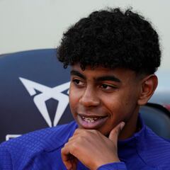 Lamine se toma un respiro