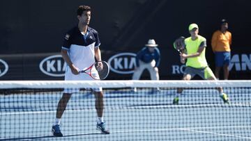 Hans Podlipnik fue eliminado del Abierto de Australia. 