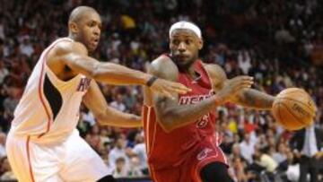 LeBron salvó a los Heat