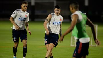 Segundo entrenamiento de la Selección Colombia