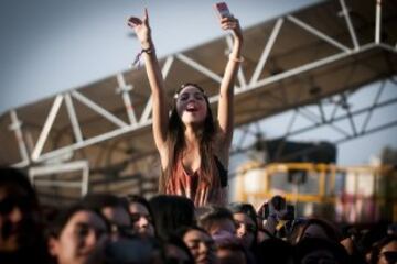 Publico durante la primera jornada del Festival Lollapalooza 2017.