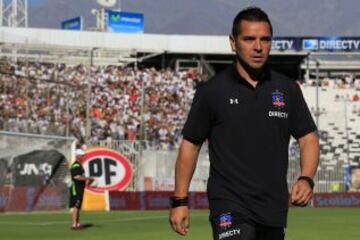 Héctor Tapia en el duelo de Colo Colo ante San Marcos.