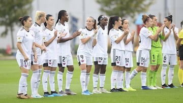 Jugadoras del Tacon-Real Madrid Femenino