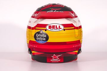 Así son los cascos de Fernando Alonso y Carlos Sainz