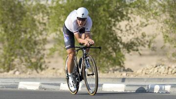 Tony Martin, durante la crono mundialista.