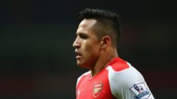Alexis Sánchez ha jugado 68 partidos en 2014. 23 de ellos fueron por Arsenal.