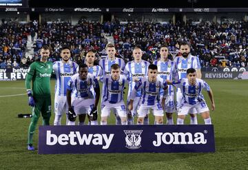 Equipo del Leganés.