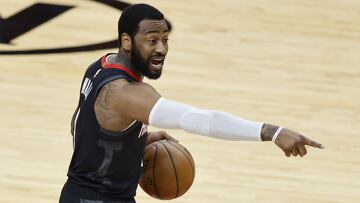 John Wall, durante un partido de la NBA con Houston Rockets.