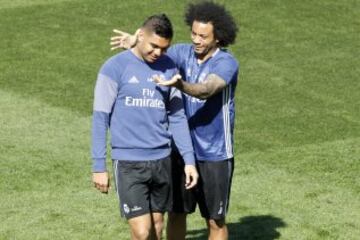 Casemiro y Marcelo.