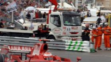 <b>HORRIBLE.</b> El piloto finlandés de Ferrari explica que la carrera en Mónaco fue muy negativa.