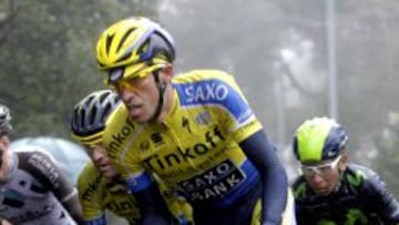 El ciclista espa&ntilde;ol Alberto Contador, del Tinkoff-Saxo.