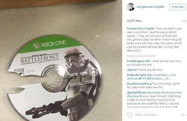 Un cantante se niega a publicitar Star Wars Battlefront
