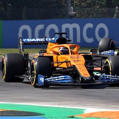 Sainz se pega a Verstappen