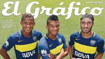 El Gráfico destaca a los colombianos de Boca Juniors