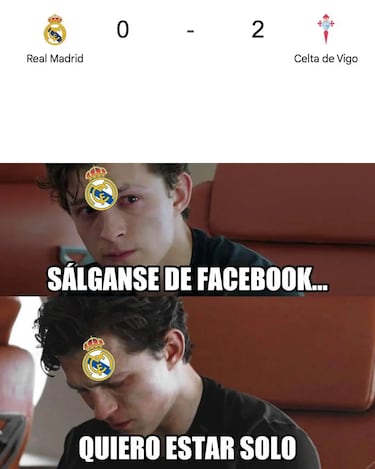 Los mejores memes de la derrota del Real Madrid ante el Celta