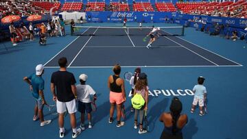 Nadal participó en el 'Kids Day' del Abierto de Acapulco.