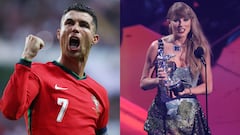 Taylor Swift loses out to Cristiano Ronaldo’s crazy fans