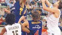 El Madrid repite fiesta y victoria en el Vistalegre