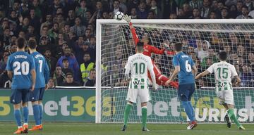 Great save by Keylor Navas.