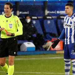 Munuera Montero expulsó a Battaglia por llamarle "ciego"