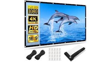 Pantalla para proyector de 120 pulgadas en Amazon