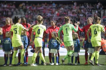 El fútbol femenino llena el Wanda Metropolitano