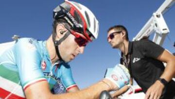 El corredor italiano Vincenzo Nibali durante la presente edici&oacute;n de la Vuelta a Espa&ntilde;a
  