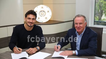Hummels ya luce oficialmente como jugador del Bayern