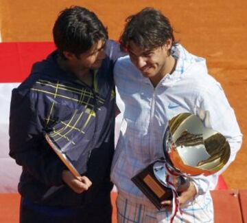 Se dio final española en el Masters de Montecarlo de 2010. Rafa Nadal derrotó a Fernando Verdasco por 6-0,6-1.