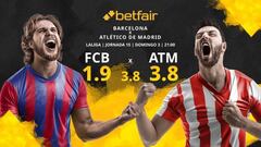 FC Barcelona vs. Club Atlético de Madrid: horario, TV, estadísticas, clasificación y pronósticos