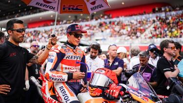 Marc Márquez, con Honda.