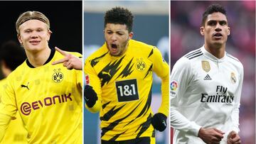 Jadon Sancho's United move could affect Real Madrid's plans for Haaland and Varane