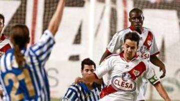 <b>GOL. </b>Michel consiguió el primer tanto para los vallecanos.