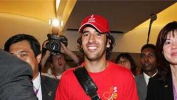 <B>EN SINGAPUR.</B> Raúl forma parte de la delegación de Madrid 2012 que ha viajado hasta Singapur.